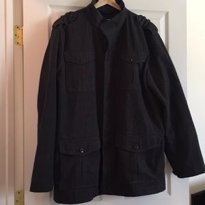 Men’s wool military jacket, size XXL